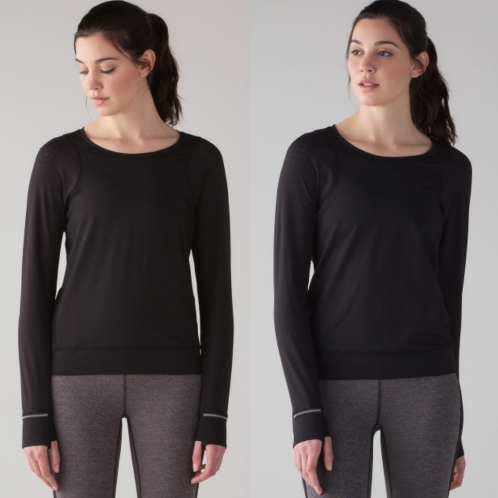 Lululemon Mind Over Miles Long Sleeve Top Shirt
